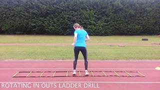 Rotating In Outs Ladder Drill