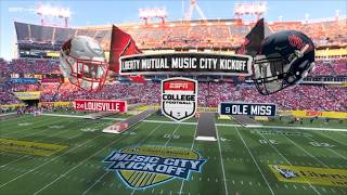 ABC CFB Primetime intro | 24 Louisville vs 9 Ole Miss | 9/6/2026