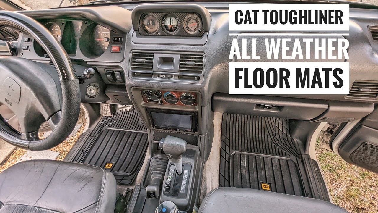 CAT Toughliner All Weather heavy duty floor mats install & review on
