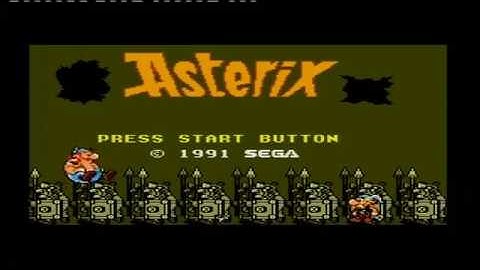 [Master system] Introduction du jeu "Asterix" de SEGA (1991)