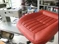 Two Ways of Doing Foamed Pleats- Upholstery Basics  car upholstery