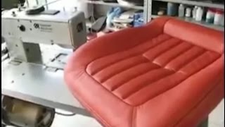 Two Ways Of Doing Foamed Pleats- Upholstery Basics Car Upholstery