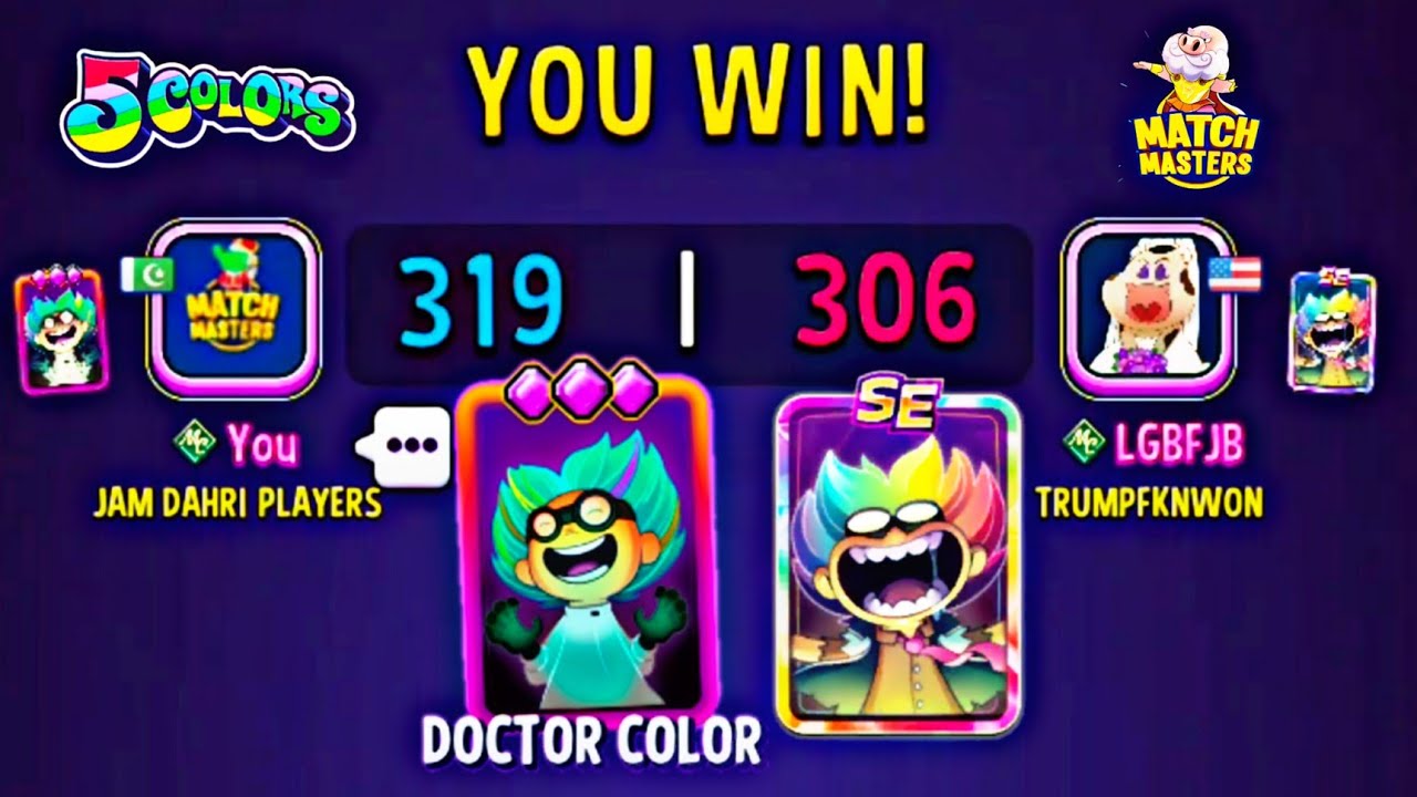 match master | 5 color | daily mode | doctor color | vs | se | doctor ...