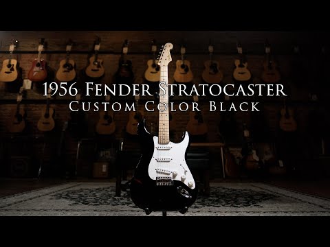 1956 Fender Stratocaster Custom Color Black