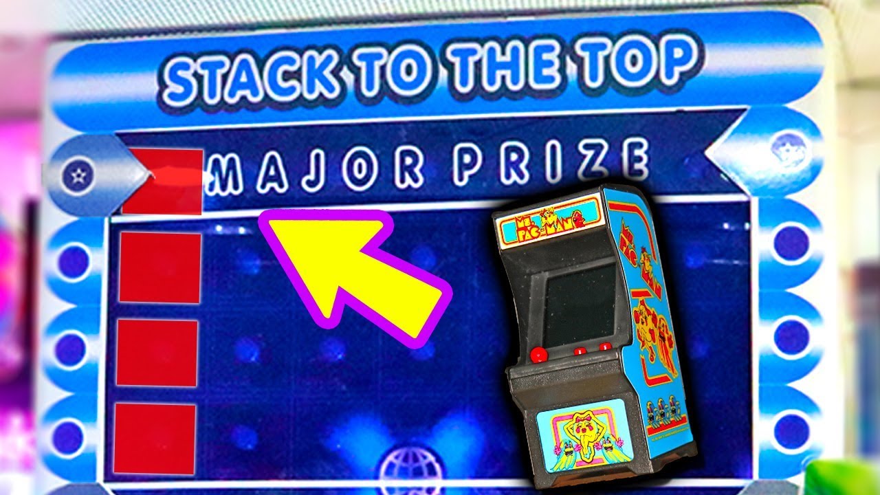 I Won an Arcade Machine from the Stacker Major Prize! - YouTube