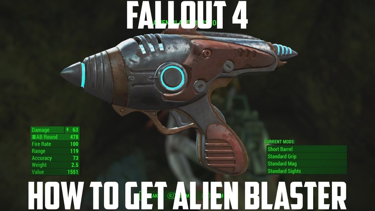  DEFINITIVE WAY How To Get The Alien Blaster Fallout 4 PS4 