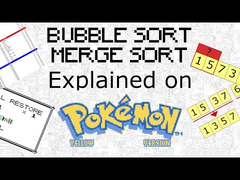 Bubble Sort e Merge Sort - Spiegazione + confronto su Pokémon Yellow via ACE