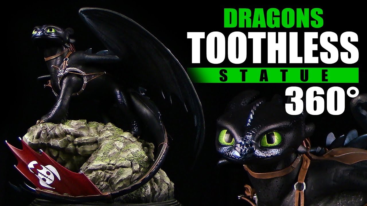 Dragons - Toothless ™ Statue by Sideshow ® 360° - YouTube