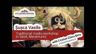 Șușca Vasile - Traditional masks workshop in Săcel, Maramureș | by Cristian China-Birta