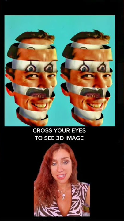 Can YOU see this Optical Illusion? #crossview #stereogram #3d #opticalillusion #didyouknow #winela