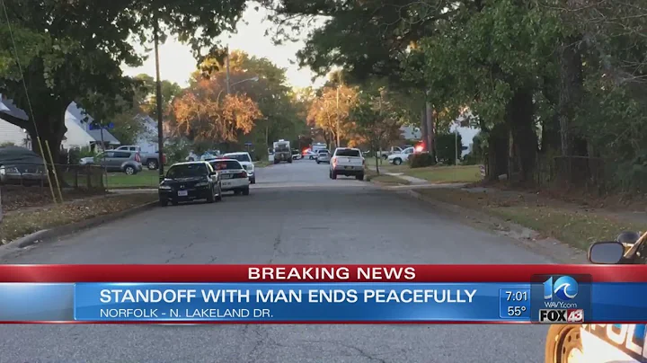Police standoff with man in crisis locked in home ends peacefully