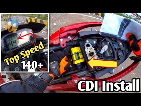 Racing CDI Install করে Gixxer বাইকের🥰Top Speed 140 plus😱!!Boom Biker