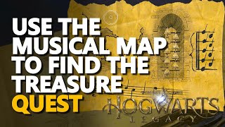 Use the Musical Map to find the treasure Hogwarts Legacy