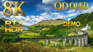 8K HDR EPIC SCENERY OLED DEMO | QD-OLED MASTERED | VESA True Black (120 Mbps AV1)