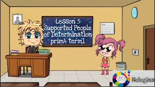 ICT | Lesson 5 - Supported People of Determination | Grade 4