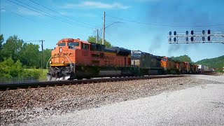 SD70 Ace lead 7 Engine Intermodal with NS Power