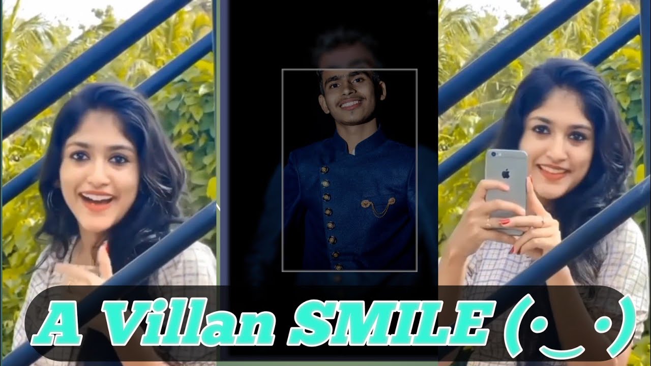 New Tiktok Trend A villian smile tutorial/ viral capcut photo video transition/ New Trend