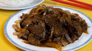 BOEUF AUX OIGNONS (Recette Chinoise) - EN BONUS : Technique de Cuisson Chinoise "Water Velvelting"