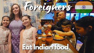 Foreigners eat Indian food in our small trip to Navi Mumbai! Seawoods mall, Northern Tadka