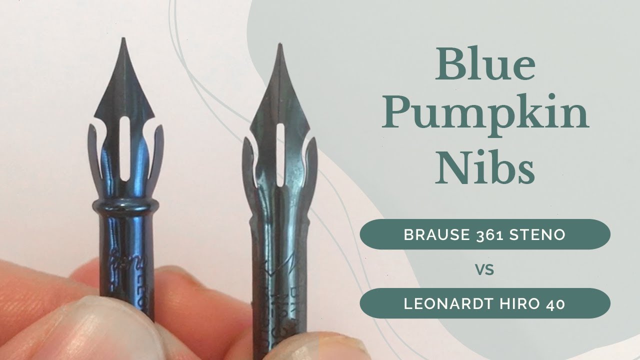Brause Steno “Blue Pumpkin” Drawing and Calligraphy Nibs - 2/pack