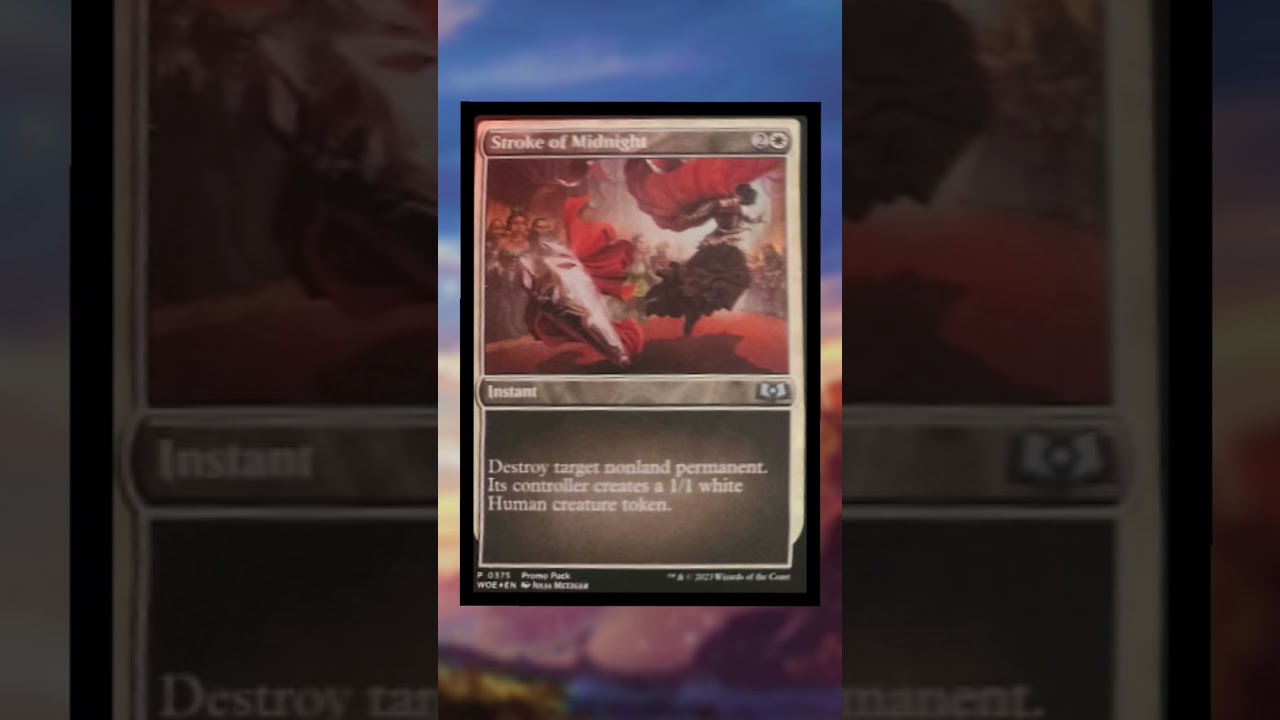 Stroke of Midnight #spoilers #wildsofeldraine #magicthegathering  #mtgcommander - YouTube