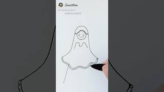 cara membuat gambar orang berdoa