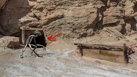 Mars perseverance rover capture an underground tunnel in which scary creatures hide