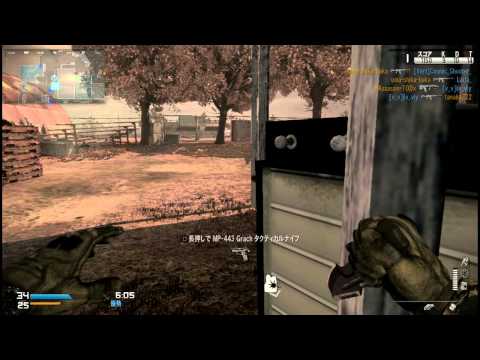 【call of duty ghosts】コンバットナイフでキルコン突ナイフStyle