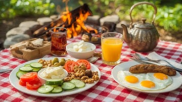 Fire-Cooked Wilderness Breakfast | Peaceful ASMR Morning Vibes!
