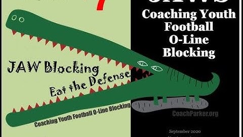 JAWS Coaching Youth Football Offensive Line Blocking eBook by Coach Parker - youth football blocking