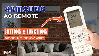 Samsung AC Remote Buttons & Functions (Model No: DB93-1463T) | Heat Pump Remote Guide