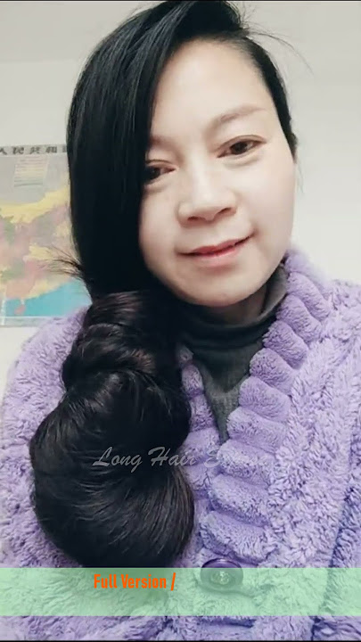 Long Hair Expose | #shortsvideo #longhair #longhairponytail #longhairasian  #domesticlonghair