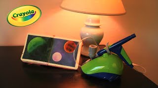 Trying Spray Paint Art with the Crayola Air Marker Sprayer