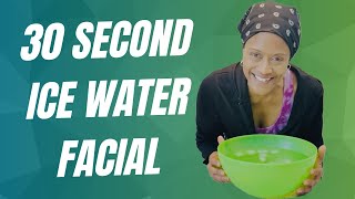 30 Second Ice Facial For Glowing Skin!