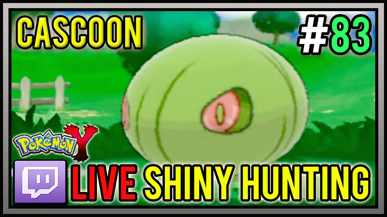 [LIVE] Shiny Cascoon at 55 Friend Safari Encounters | Live Shiny Pokemon #83 | Pokemon X and Y