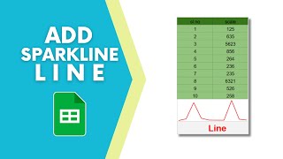 How to add Sparkline Line in Google Sheets Document