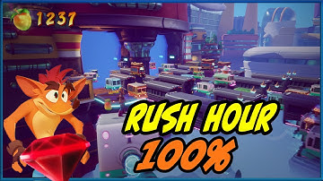 Crash Bandicoot 4 - Rush Hour 100% - All Gems and Box Locations Walkthrough