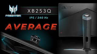 Acer Predator XB253Q 240Hz Review - Average screenshot 1