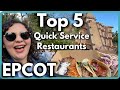 Ranking the (Top 5) EPCOT Quick Service Restaurants | Walt Disney World