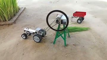how to make a tractor machine motor-science project $20 dollar || @keepvilla