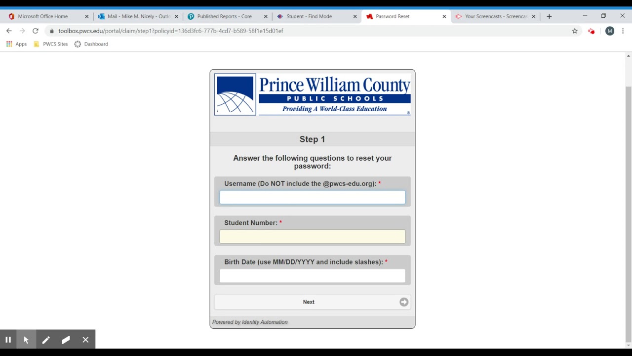 How to change or unlock your e mail password YouTube