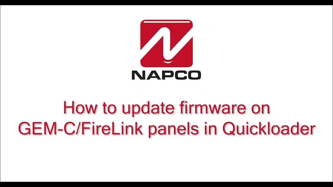 Using PCDWindows Quickloader to Update GEMC/FireLink Control Panel