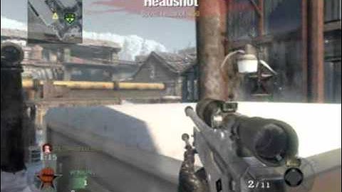 Black ops: Double Y no scope across map - K0OZ
