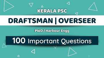 Kerala PSC Draftsman/Overseer: Don