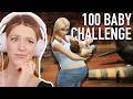 Can you have 100 babies off the grid in the sims 4