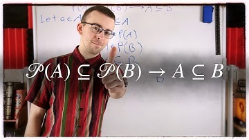 Proof: If P(A) is a Subset of P(B) then A is a Subset of B | Set Theory