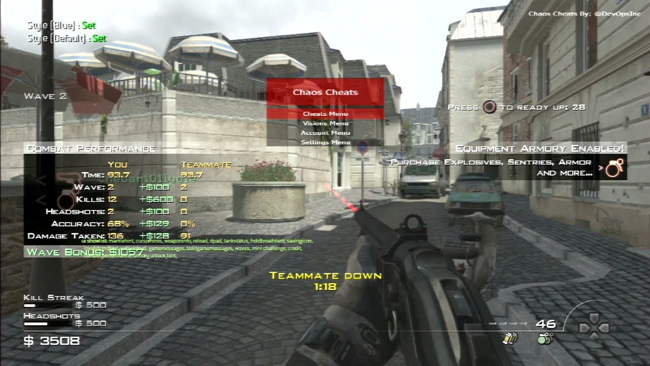 [Mw3/1.24] Chaos Cheats FREE Non-Host (Special Ops) SPRX ... - 1280 x 720 jpeg 137kB