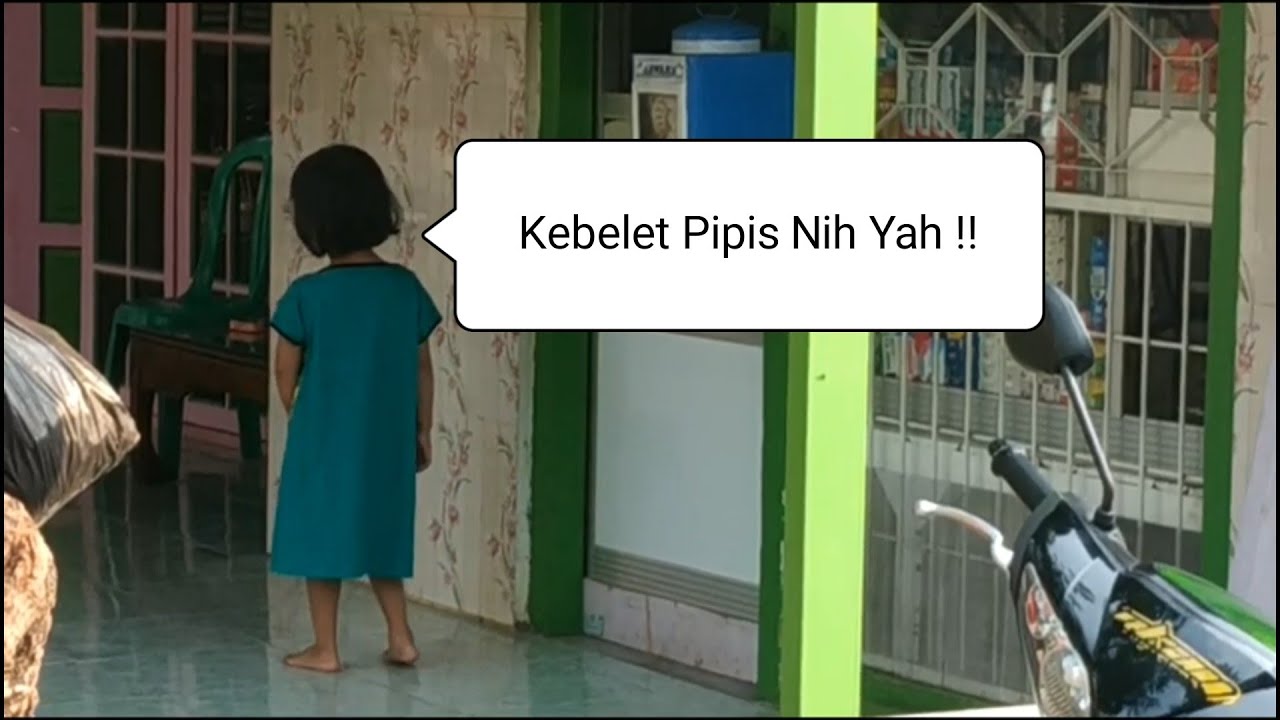 Lucu Anak Kecil Disuruh Kewarung Kebelet Pipis-Adibah Aqilah S Hafidzah
