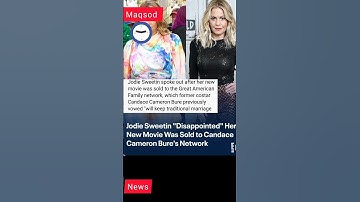 Thumbnail of Jodie Sweetin spoke out after her new movie was sold to Great American Family network, #shortsvideo