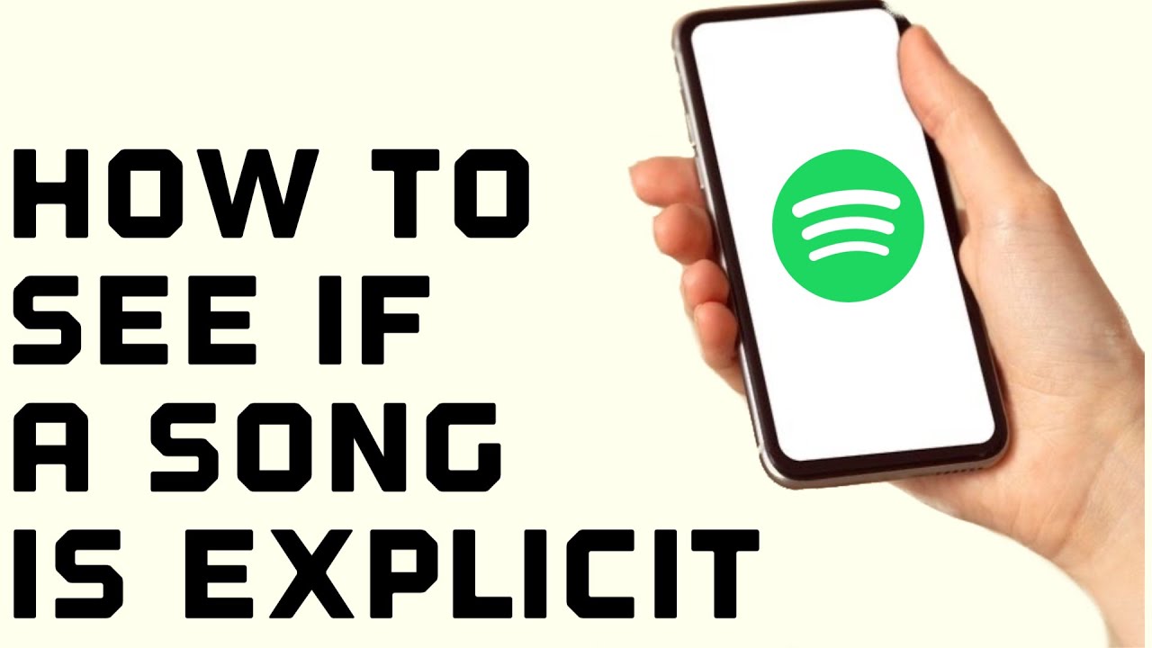 How to see if a Song is Explicit on Spotify - YouTube